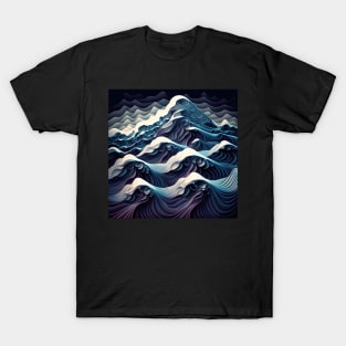 great wave crystallized T-Shirt